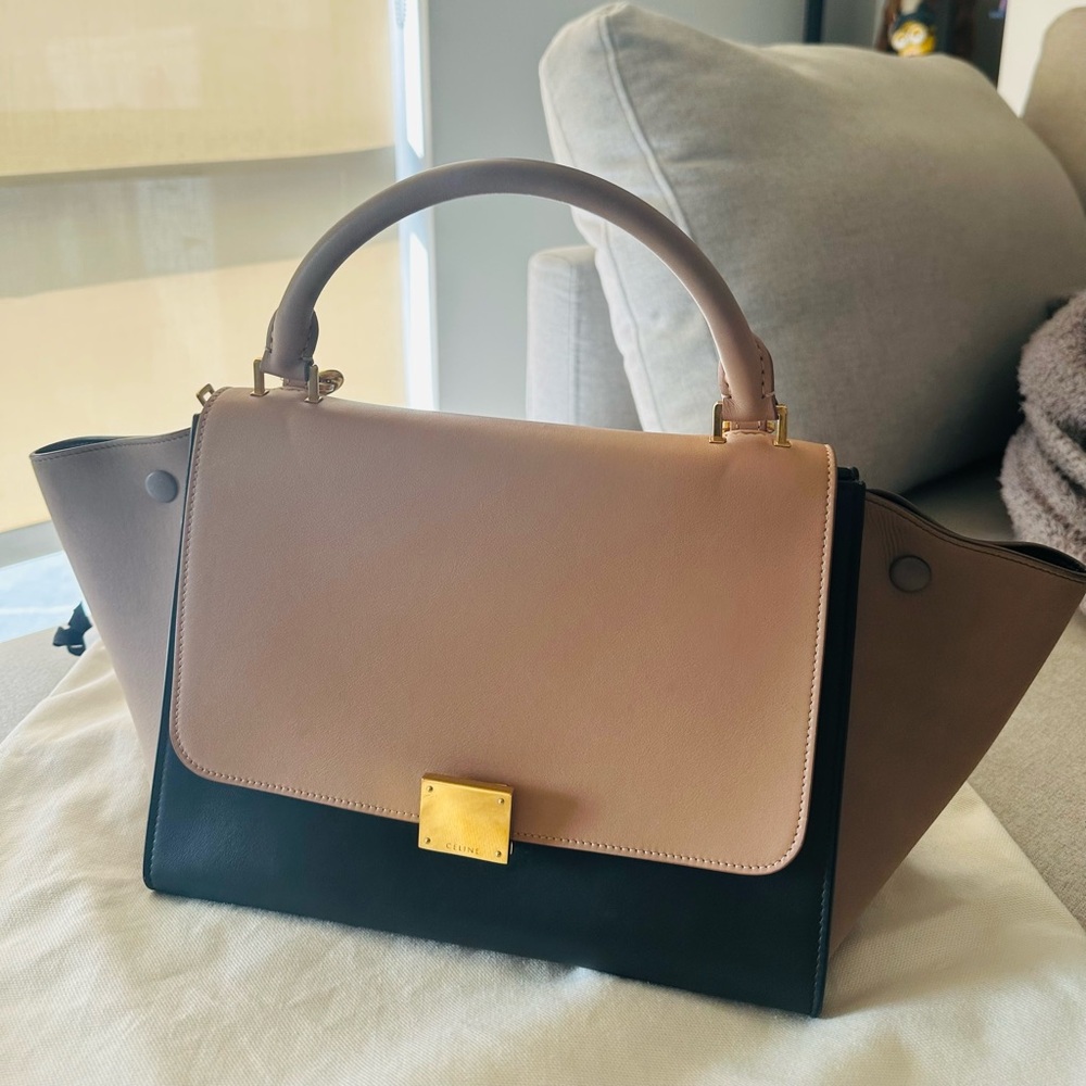 Celine Small Tri-Color Trapeze Bag